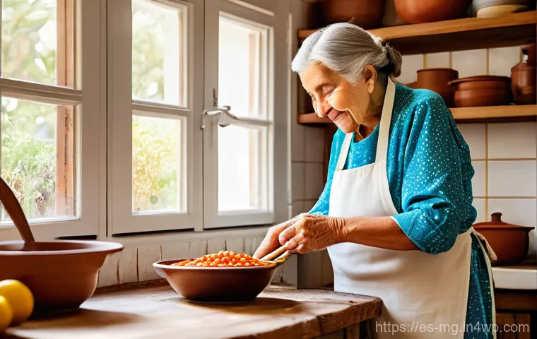 음식 역사 속의 여성의 역할 - Prompt 1: Ancestral Flavors - The Abuela's Kitchen**